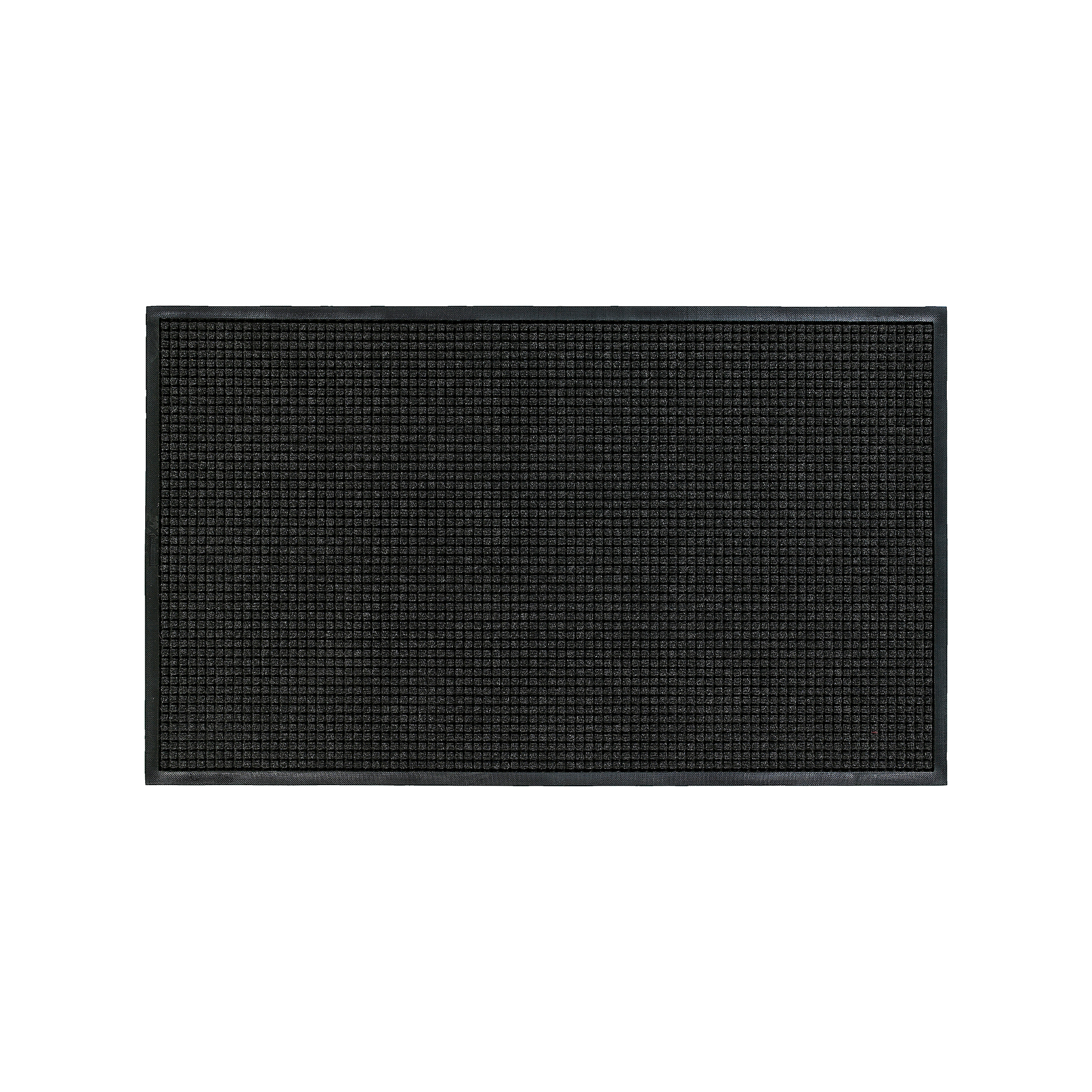 M+A Matting WaterHog Squares MatScraper/Wiper Entrance Mat,4' x 6' Charcoal, 3/8" Thickness,cleated backed, Model # 2005446070